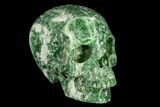 Realistic, Polished Hamine Jasper Skull #151234-2